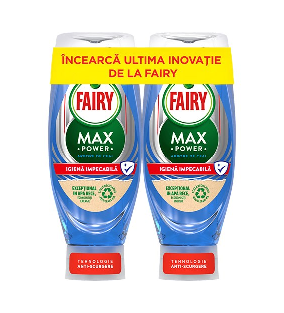 Fairy Max Power Drzewo Herbacian do Naczyń 2x450ml