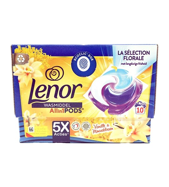 Lenor All in 1 Pods Vanille & Mimosa 10p 201g