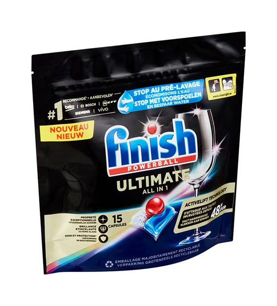 Finish Powerball Ultimate All in 1 Caps 15szt 193g