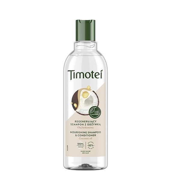Timotei Olej Kokosowy Szampon z Odżywką 400ml