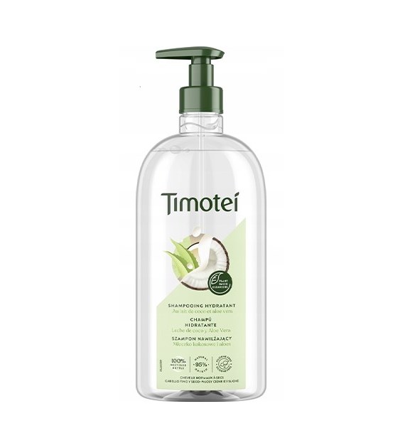 Timotei Mleczko Kokosowe i Aloes Szampon 750ml