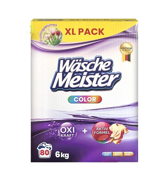 Wasche Meister Color Proszek Karton 80p 6kg