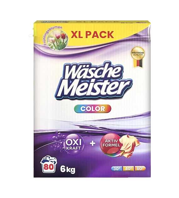 Wasche Meister Color Proszek Karton 80p 6kg