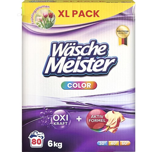 Wasche Meister Color Proszek Karton 80p 6kg