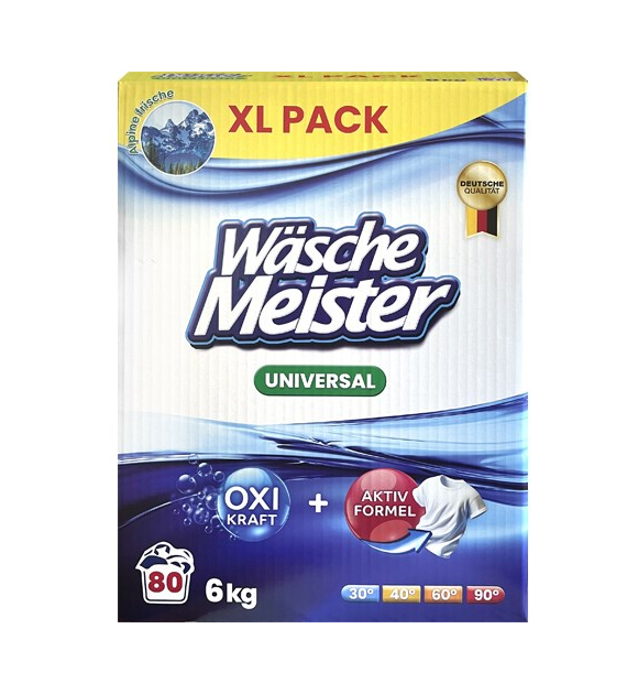 Wasche Meister Universal Proszek Karton 80p 6kg