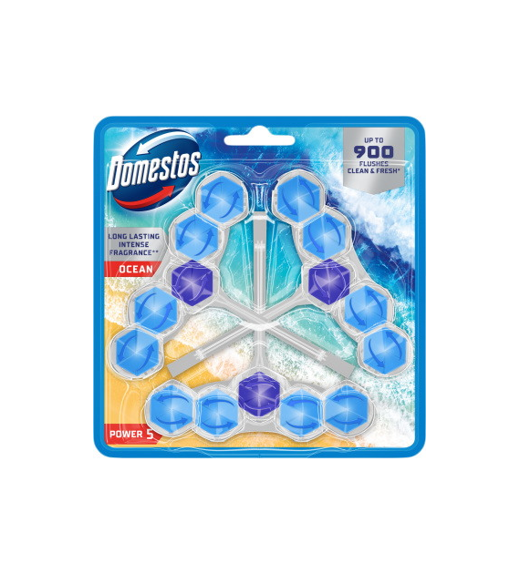 Domestos Power 5 Ocean WC Zawieszka 3x55g