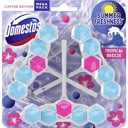 Domestos Tropical Breeze WC Zawieszka 3x55g