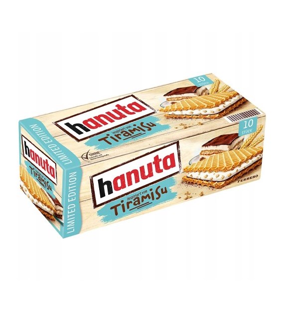 Hanuta Tiramisu Wafelki 10szt 220g