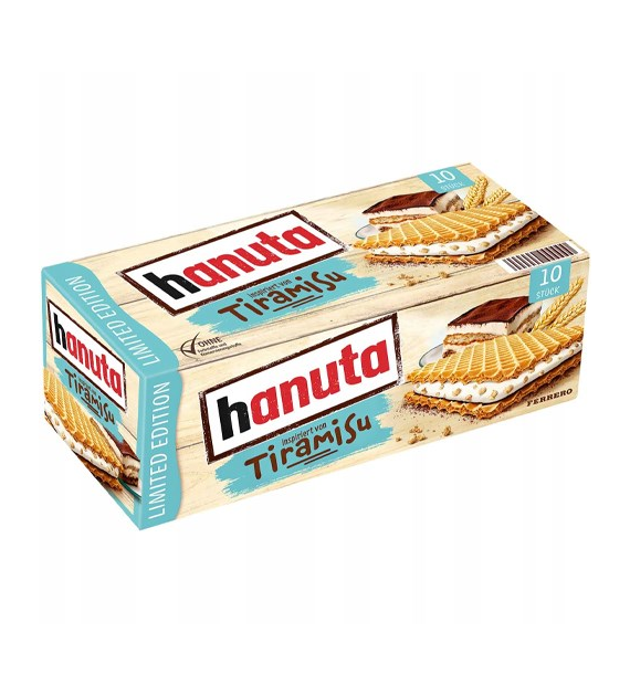 Hanuta Tiramisu Wafelki 10szt 220g