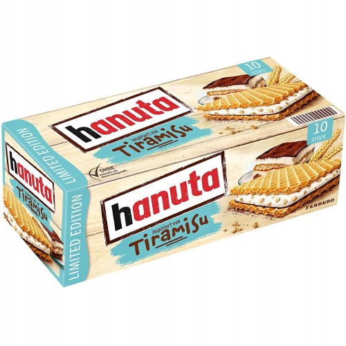 Hanuta Tiramisu Wafelki 10szt 220g