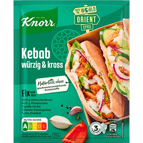 Knorr Fix Kebab Wurzig & Kross 30g