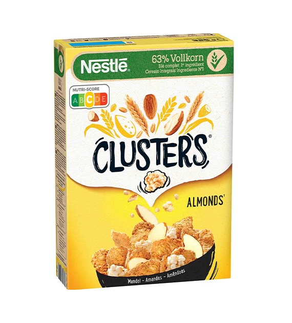 Nestle Clusters Almonds Płatki 325g