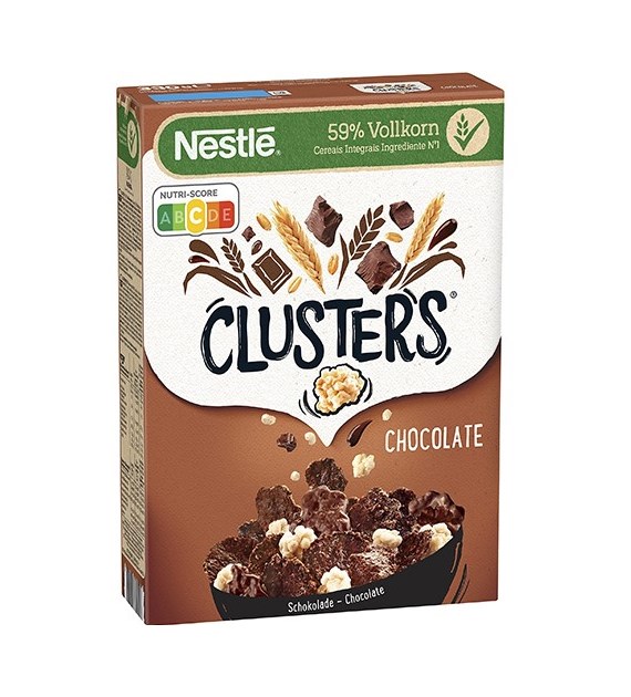 Nestle Clusters Chocolate Płatki 330g