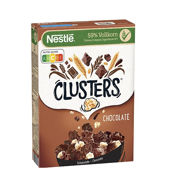 Nestle Clusters Chocolate Płatki 330g