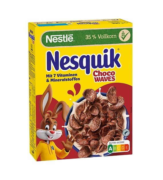 Nestle Nesquik Choco Waves Płatki 330g
