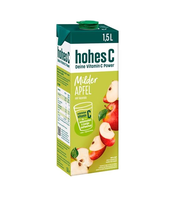 Hohes C Milder Apfel mit Acerola Karton Sok 1,5L