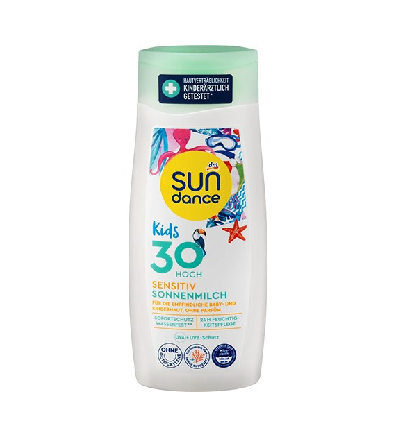 Sun Dance Kids 30 Hoch Sensitiv Sonnenmilch 200ml