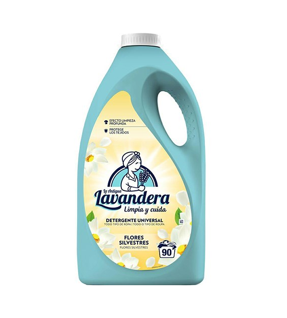 Lavandera Universal Flores Silvestres Gel 90p 4,5L