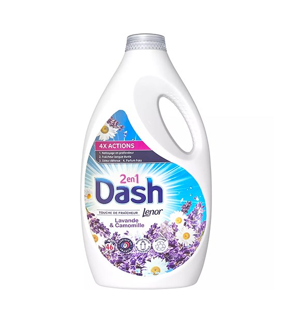 Dash 2en1 Lavande & Camomille Gel 46p 2,3L