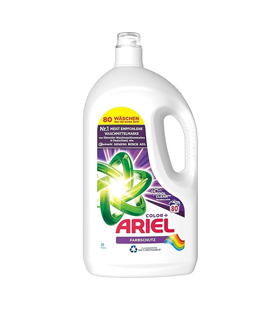 Ariel Color+ Gel 80p 4L