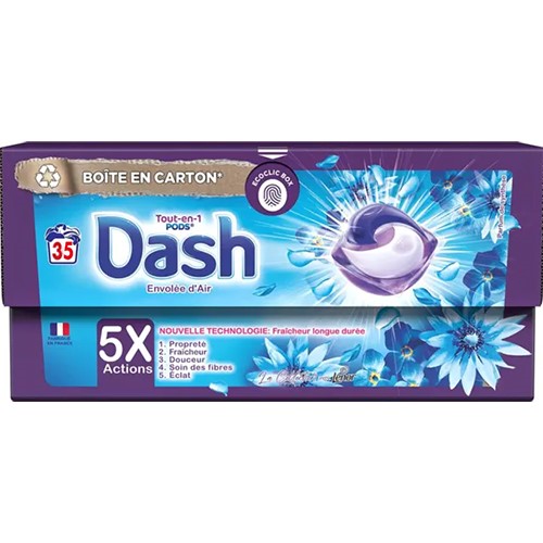 Dash Tout-en-1 Pods Envolee d'Air 35p 582g