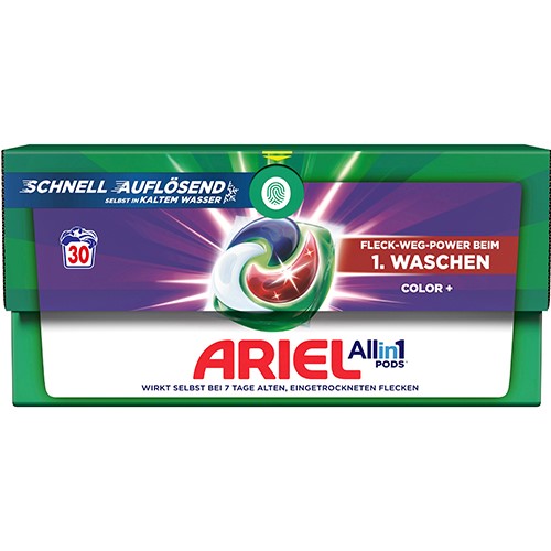 Ariel All in 1 Pods Color+ Fleck-weg 30p 612g
