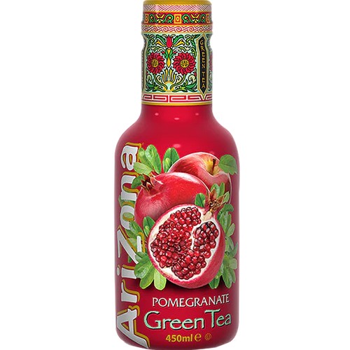 Arizona Green Tea Pomegranate 450ml