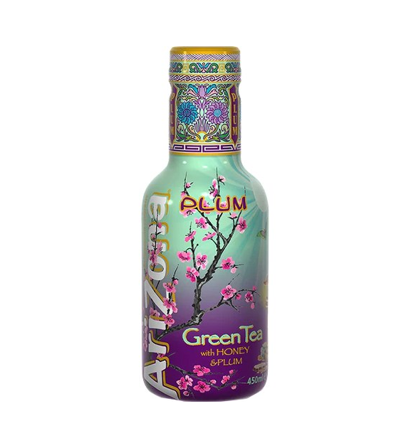 Arizona Green Tea with Honey & Plum 450ml