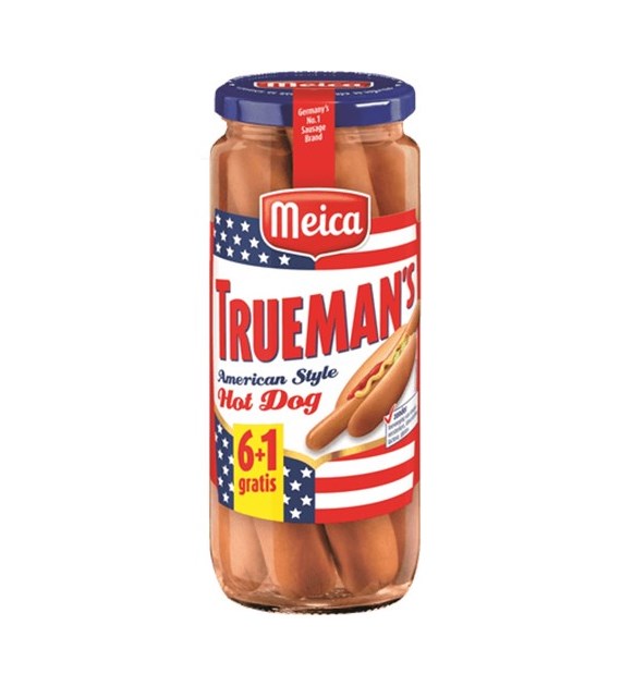 Meica Trueman American Style Hot Dog 7szt 350/540g