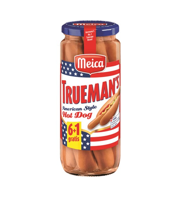 Meica Trueman American Style Hot Dog 7szt 350/540g