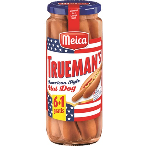 Meica Trueman American Style Hot Dog 7szt 350/540g