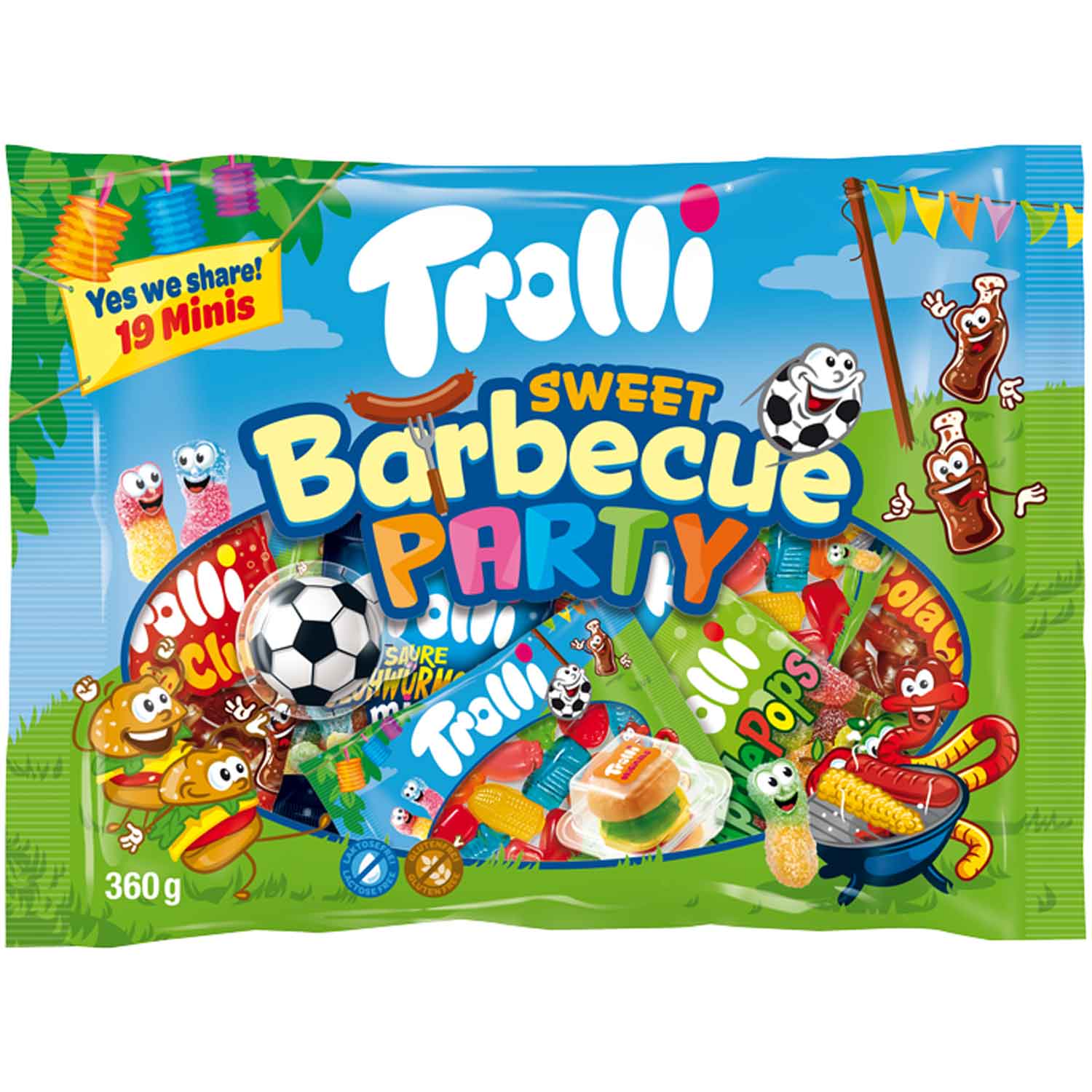 Trolli Sweet Barbecue Party 19szt 360g