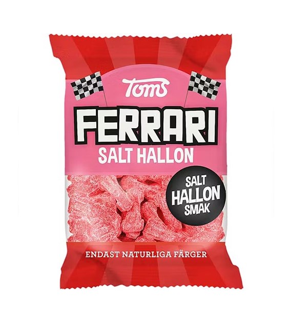 Toms Ferrari Salt Hallon Słona Malina Żelki 120g