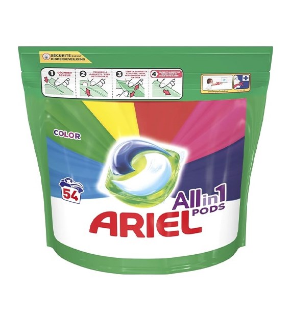 Ariel All in 1 Pods Color 54p 1,1kg