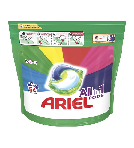 Ariel All in 1 Pods Color 54p 1,1kg
