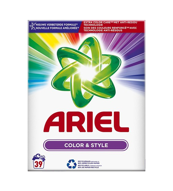 Ariel Color & Style Proszek 39p 2,5kg