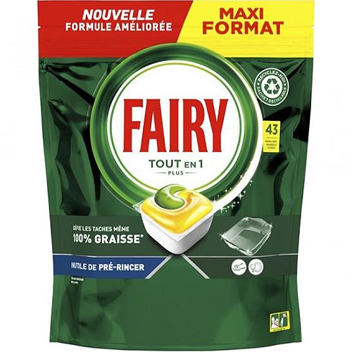 Fairy Tout en 1 Plus Citron 43szt 581g