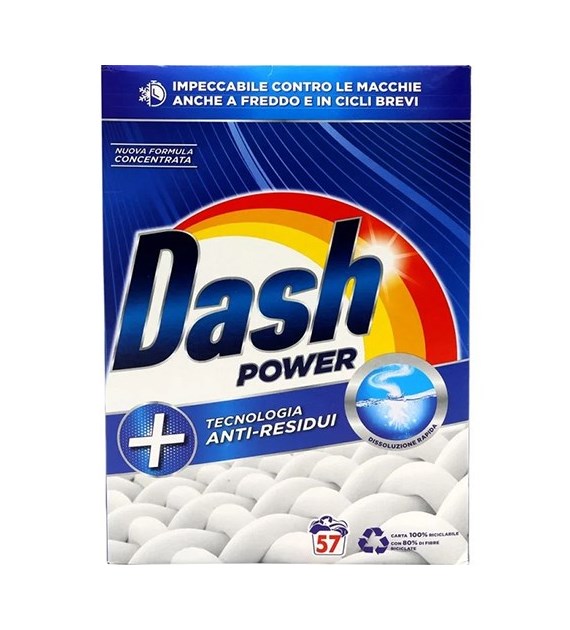 Dash Power Tecnologia Anti-Residui Prosz 57p 2,8kg