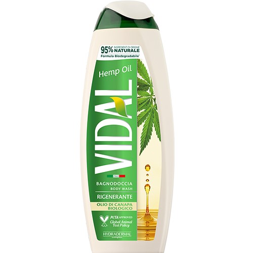 Vidal Hemp Oil Bagnodoccia do Kąpieli 600ml