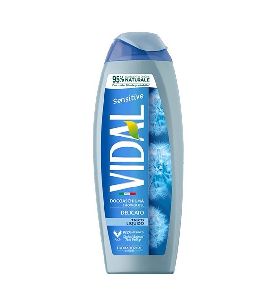 Vidal Sensitive Talco Bagnodoccia do Kąpieli 600ml