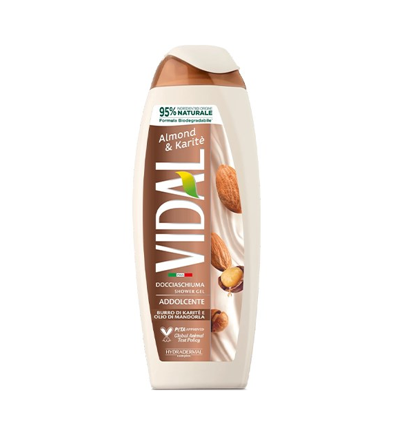 Vidal Almond & Karite Docciaschiuma Gel 250ml