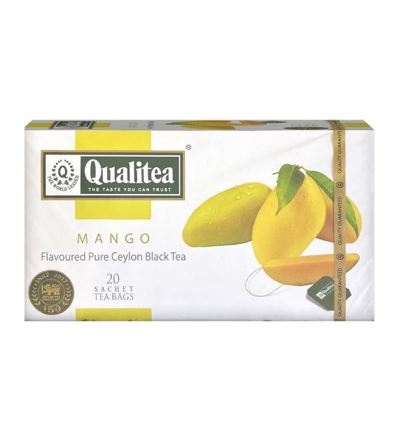 Qualitea Mango Ceylon Black Tea Herbata 20szt 40g