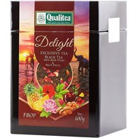 Qualitea Delight Black Tea with Rose & Fruit 100g