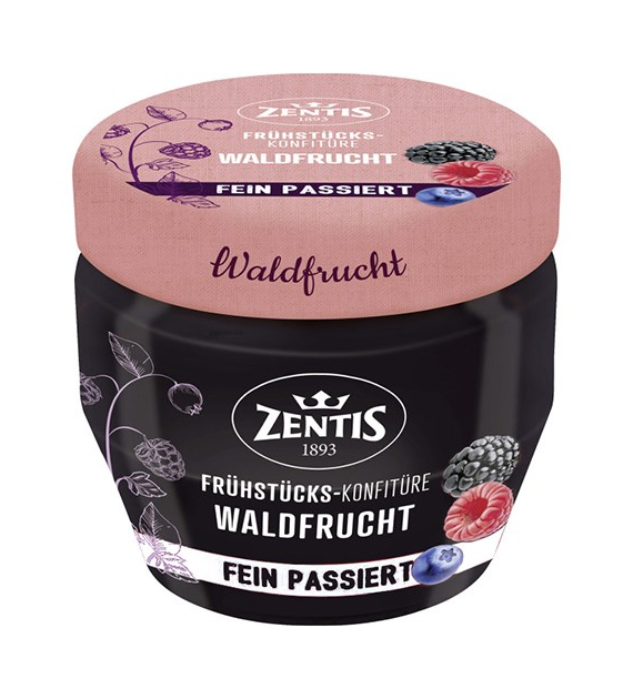 Zentis Waldfrucht Owoce Leśne Fein Dżem 230g