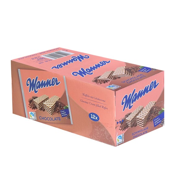 Manner Schokolade Wafelki 12szt 900g