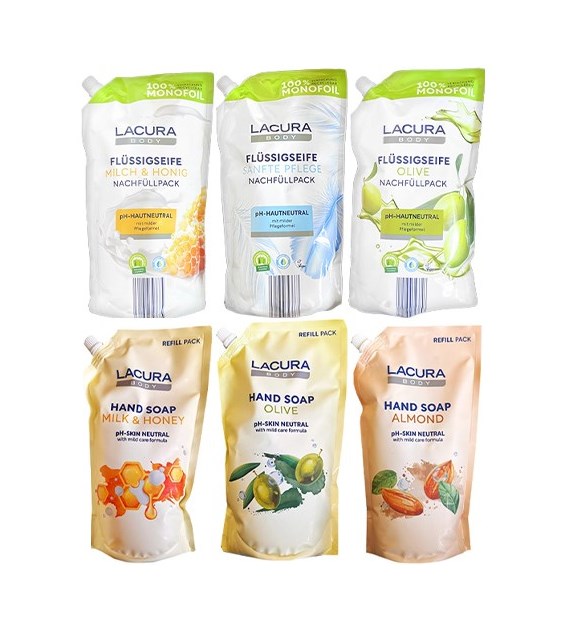 Lacura Body Mydło Zapas MIX 1L