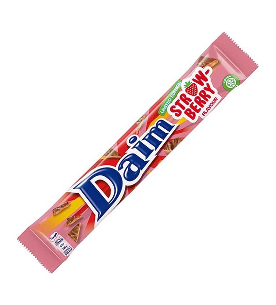 Daim Limited Edition Strawberry Flavour Baton 56g