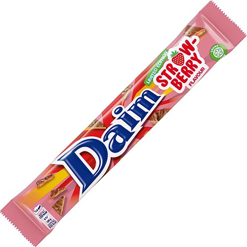 Daim Limited Edition Strawberry Flavour Baton 56g