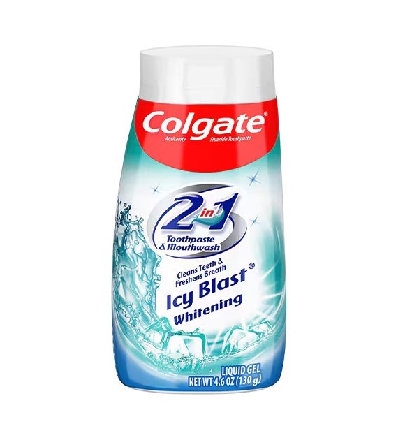 Colgate 2in1 Paste & Mouthwash Ice Blast 100ml