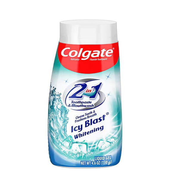 Colgate 2in1 Paste & Mouthwash Ice Blast 100ml
